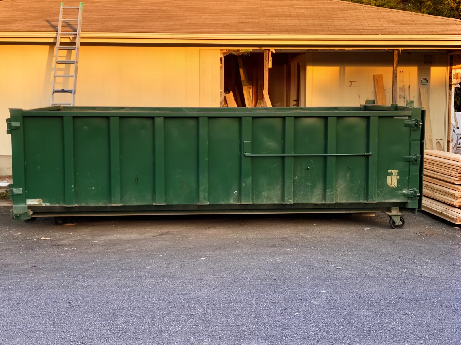 Roll-off dumpster from Oakmore Ridge Dumpster Rental in Tucson, AZ